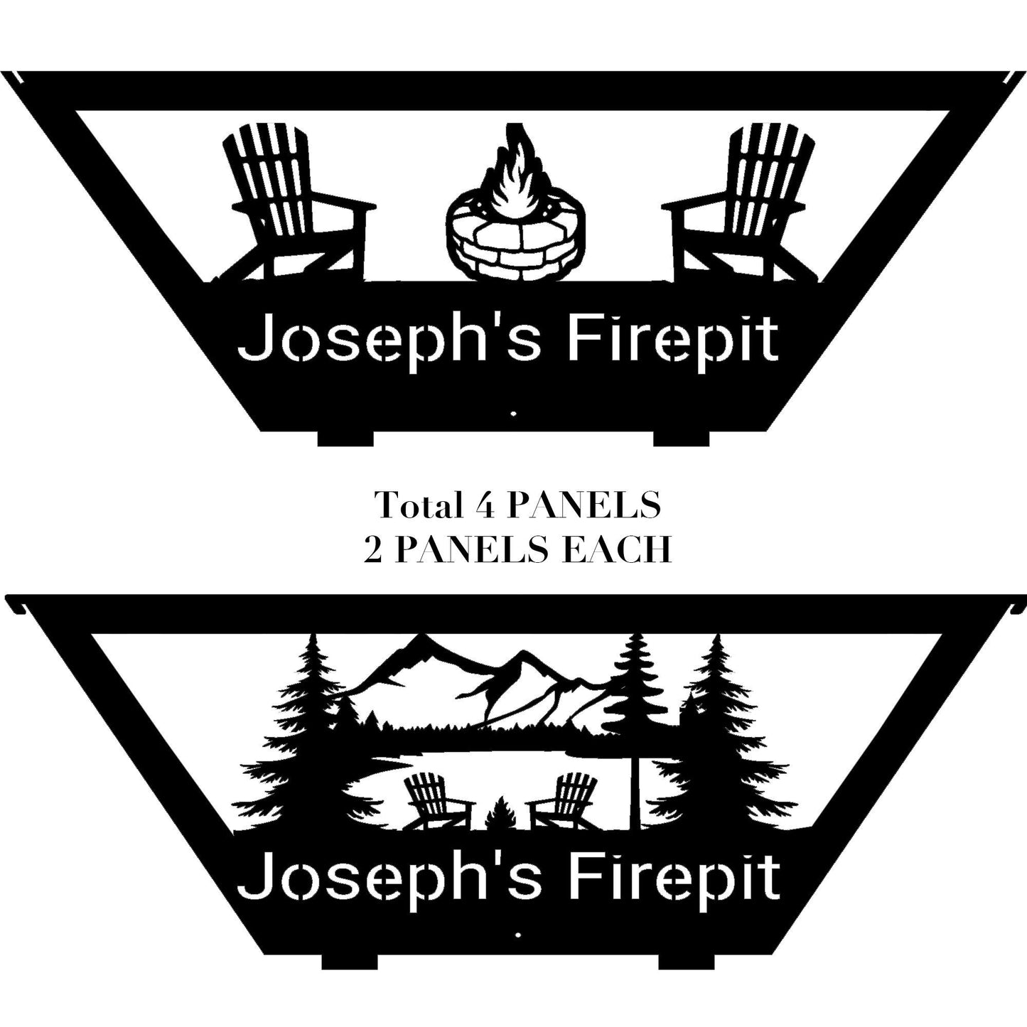 Personalized Square Fire Pits, Portable Wood Burning Fire Pits, Outdoor Metal Fire Pits, Heavy Duty Fire Pits, Josephs Fire Pits