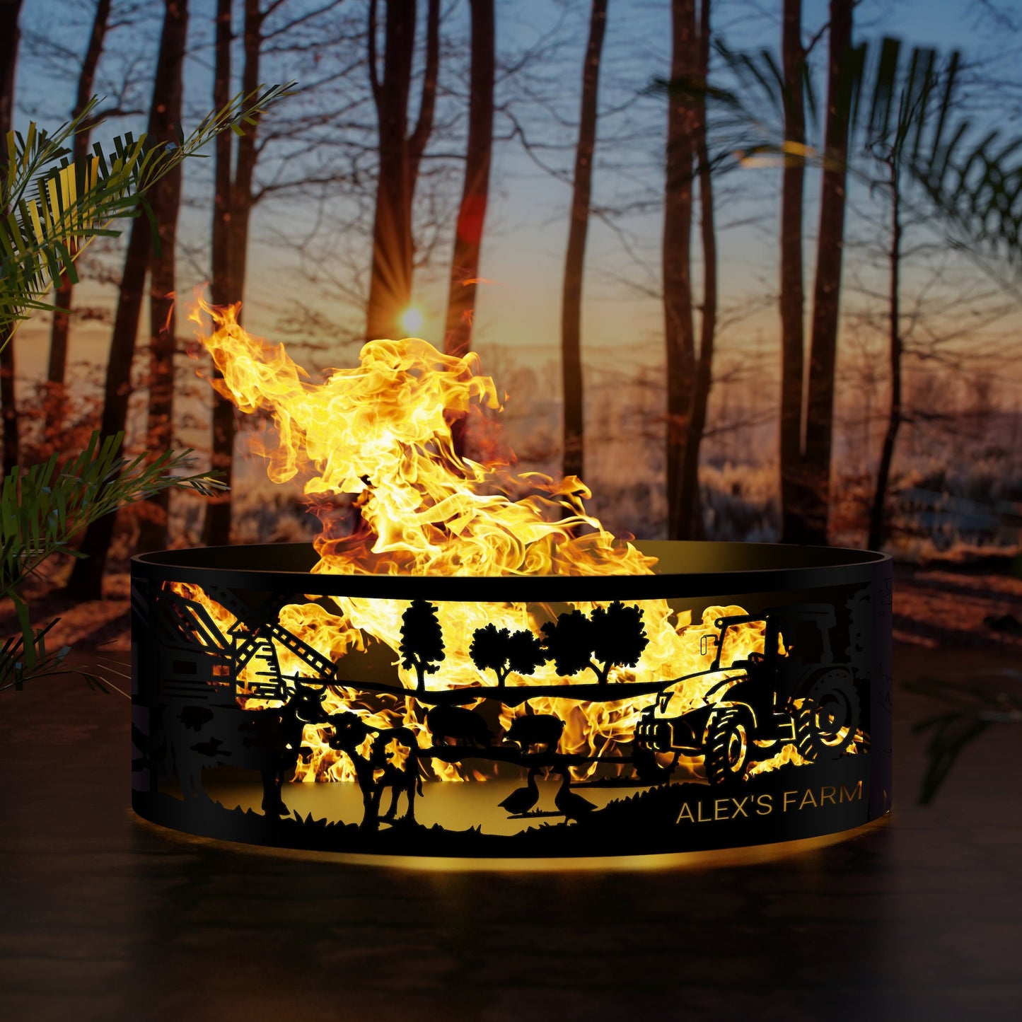 Custom Fire Pits Custom Fire Ring Pits Heavy Duty Outdoor Fire Pit Steel Fire Pits Outdoor Wood Burning Pits Josephs Fire Pit