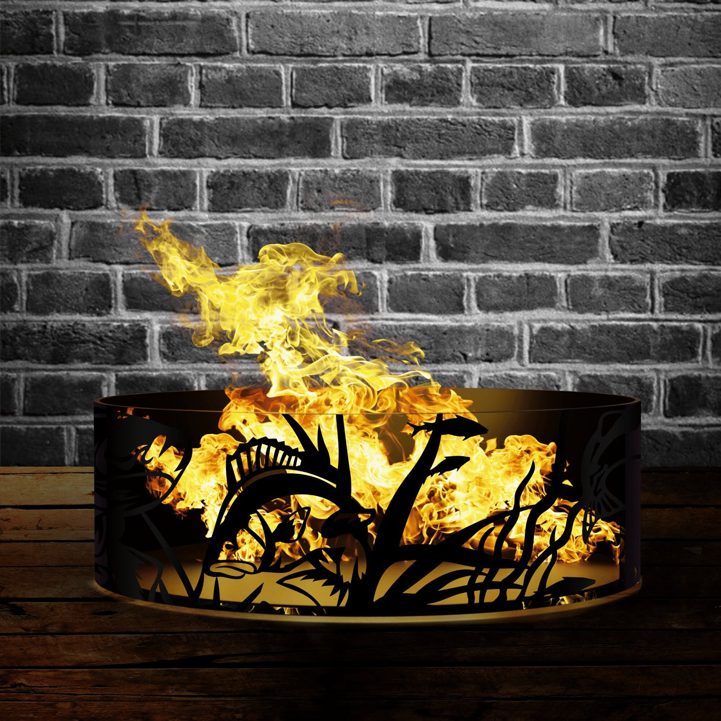 Fish Design Fire Pits, Fish Design Fire Ring Pits, Heavy Duty Outdoor Fire Pit, Steel Fire Pits, Outdoor Wood Burning Pits, Josephs Fire Pit