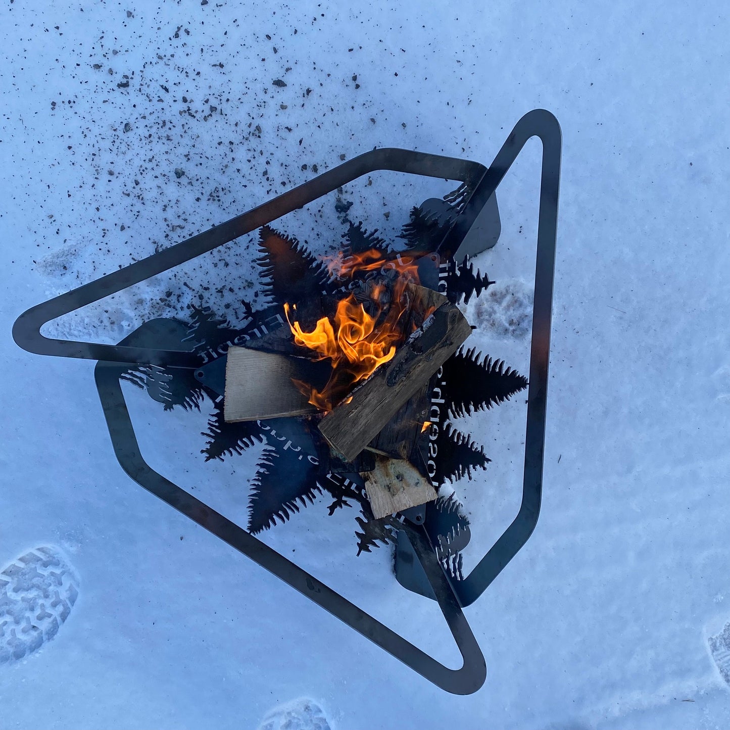 Personalized Fire Pit - Bonfire Pit - Custom Collapsible Firepits - Portable Outdoor Camping Fire Pit - Steel Fire Pits - Josephs Fire Pit