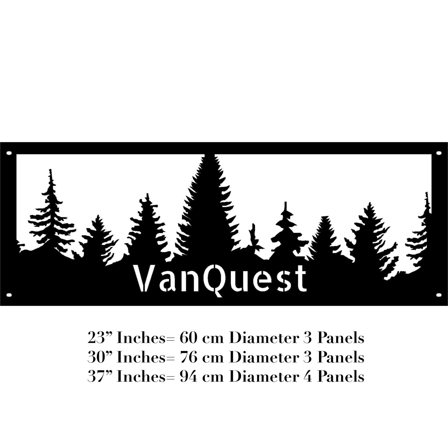 Custom Gift Deer Fire Pit, Personalized Gift Fire Ring, Pine Tree Forest Theme Fire Pit, Metal Gift Christmas, Gift For Men, Boyfriend Gift