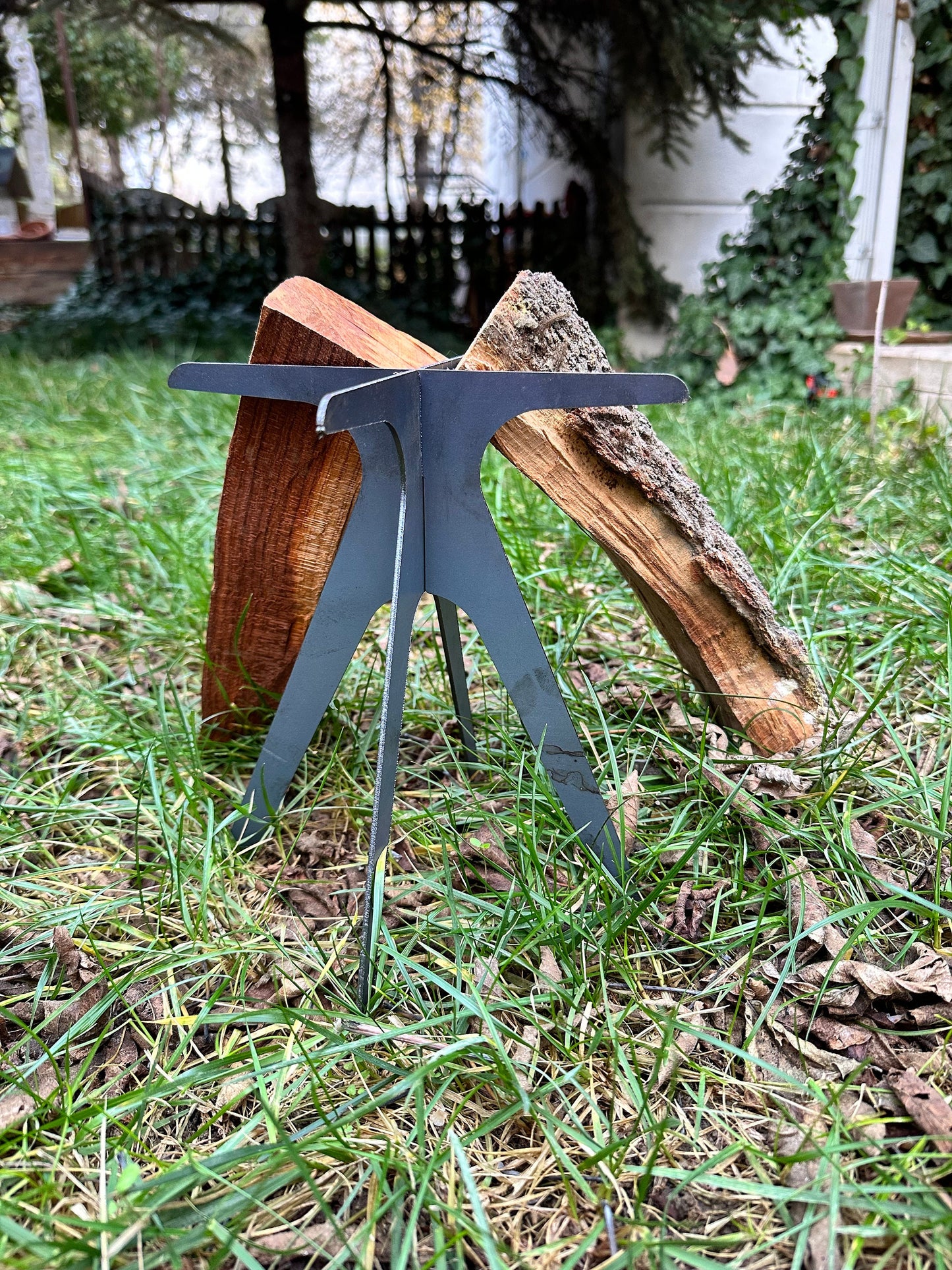 2 Pcs Fire Pit Grate, Set of 2 Campfire Stand, Gift For Him, Gift for Grill Lover, BBQ Lover Gift, Unique Gift for Men, Outdoor Gift