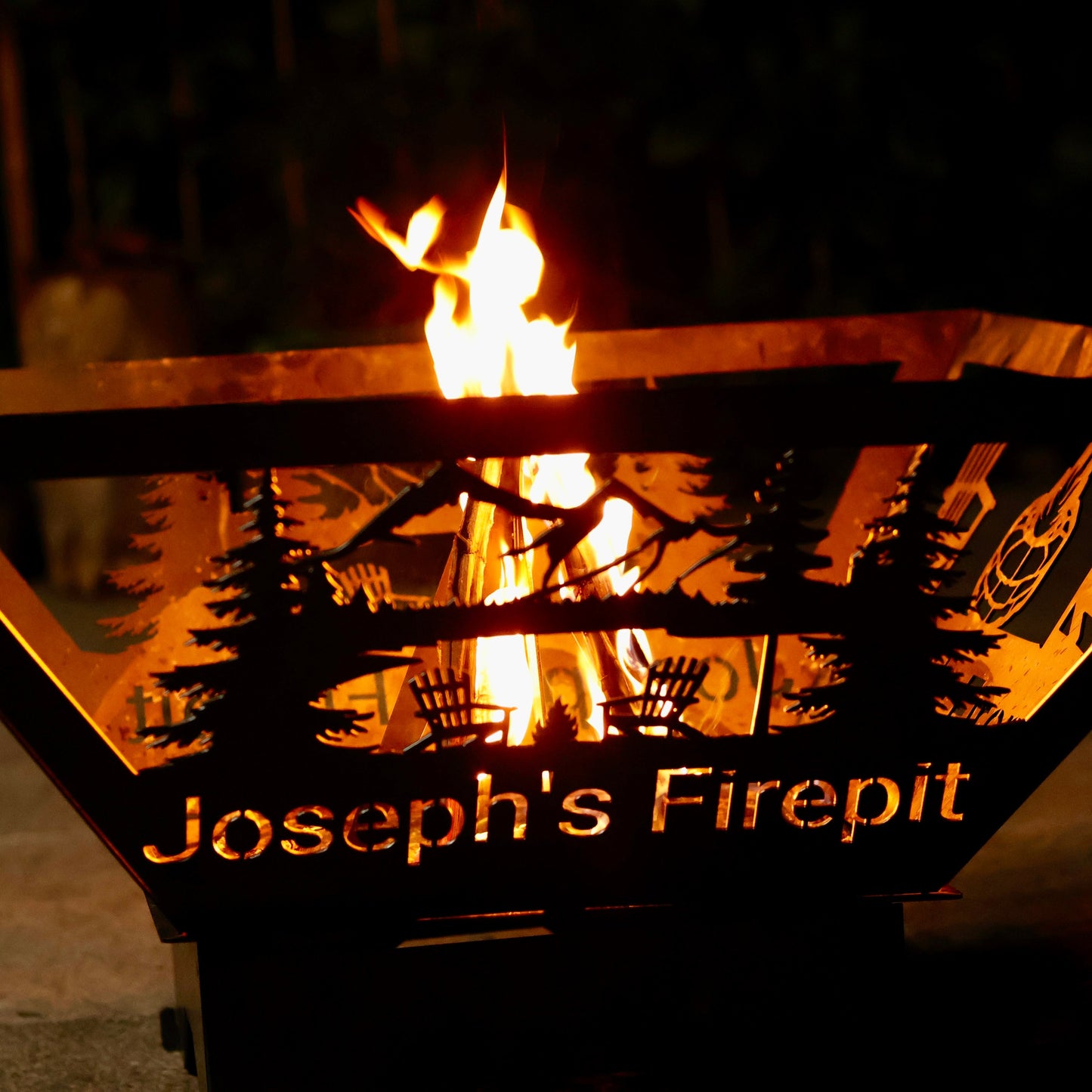 Custom Metal Fire Pits, Portable Heavy Duty Fire Pits, Outdoor Fire Pits, Steel Fire Pits, Wood Burning Pits, Josephs Fire Pit, Square Pits