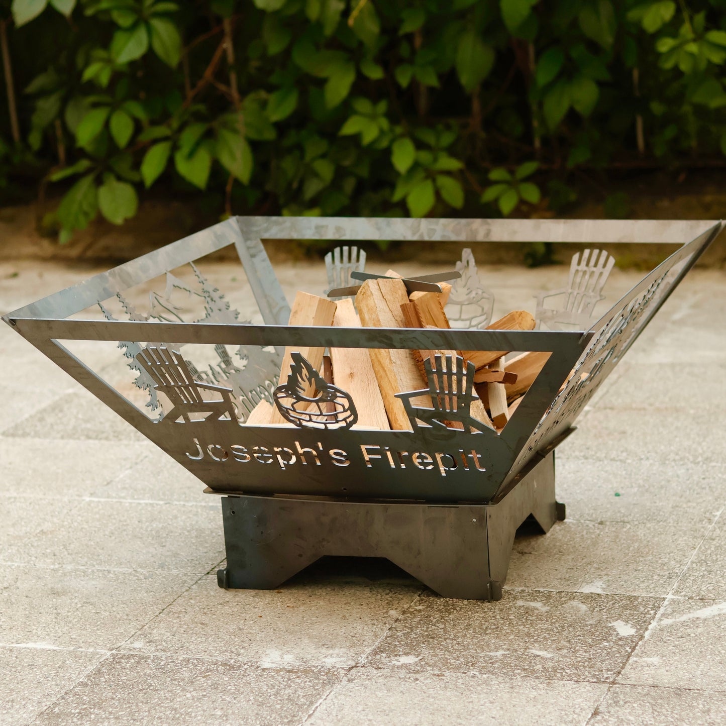 Custom Metal Fire Pits, Portable Heavy Duty Fire Pits, Outdoor Fire Pits, Steel Fire Pits, Wood Burning Pits, Josephs Fire Pit, Square Pits