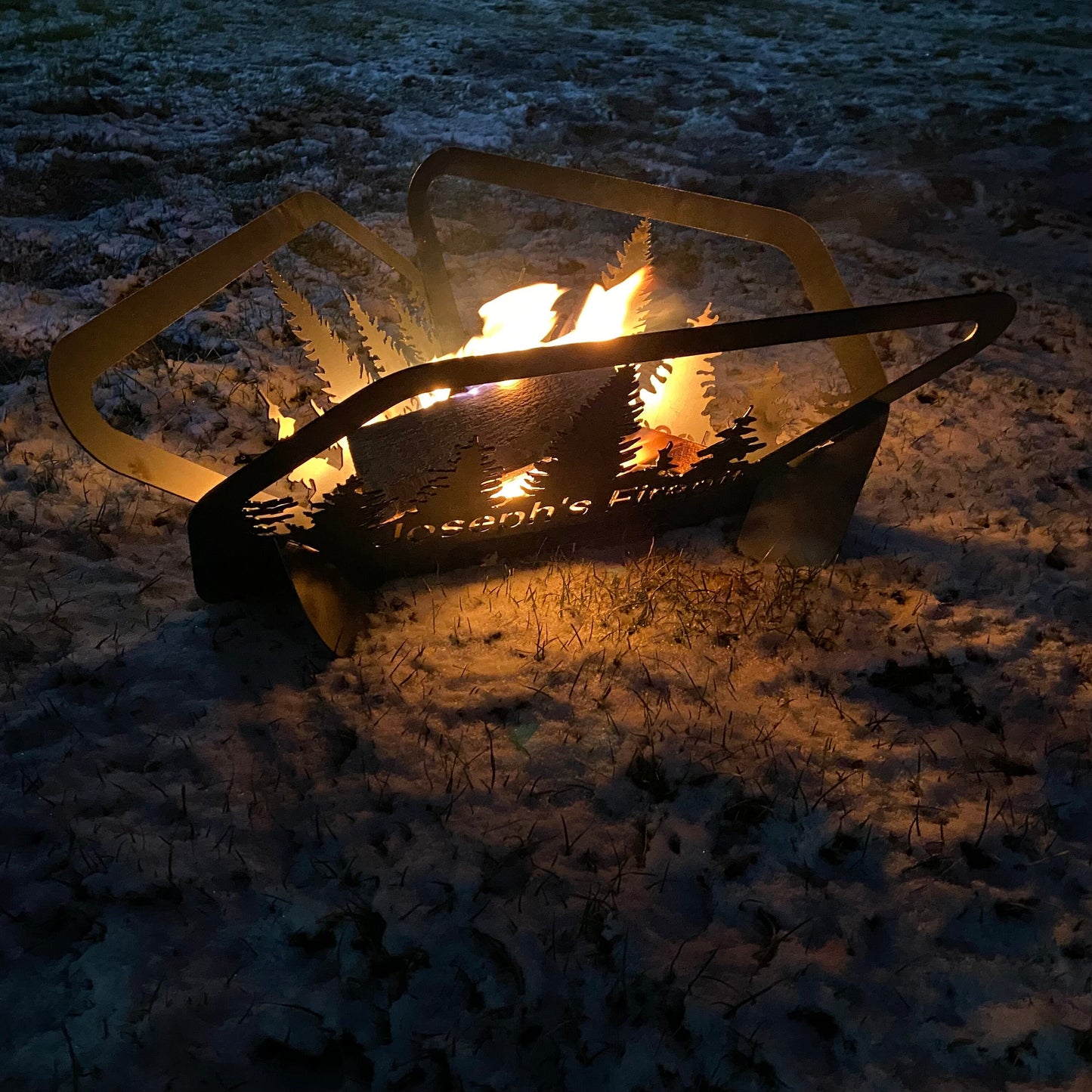 Custom Portable Fire Pits, Custom Collapsible Firepits,  Outdoor Camping Fire Pit, Steel Fire Pits,  Wood Burning Pits, Josephs Fire Pit