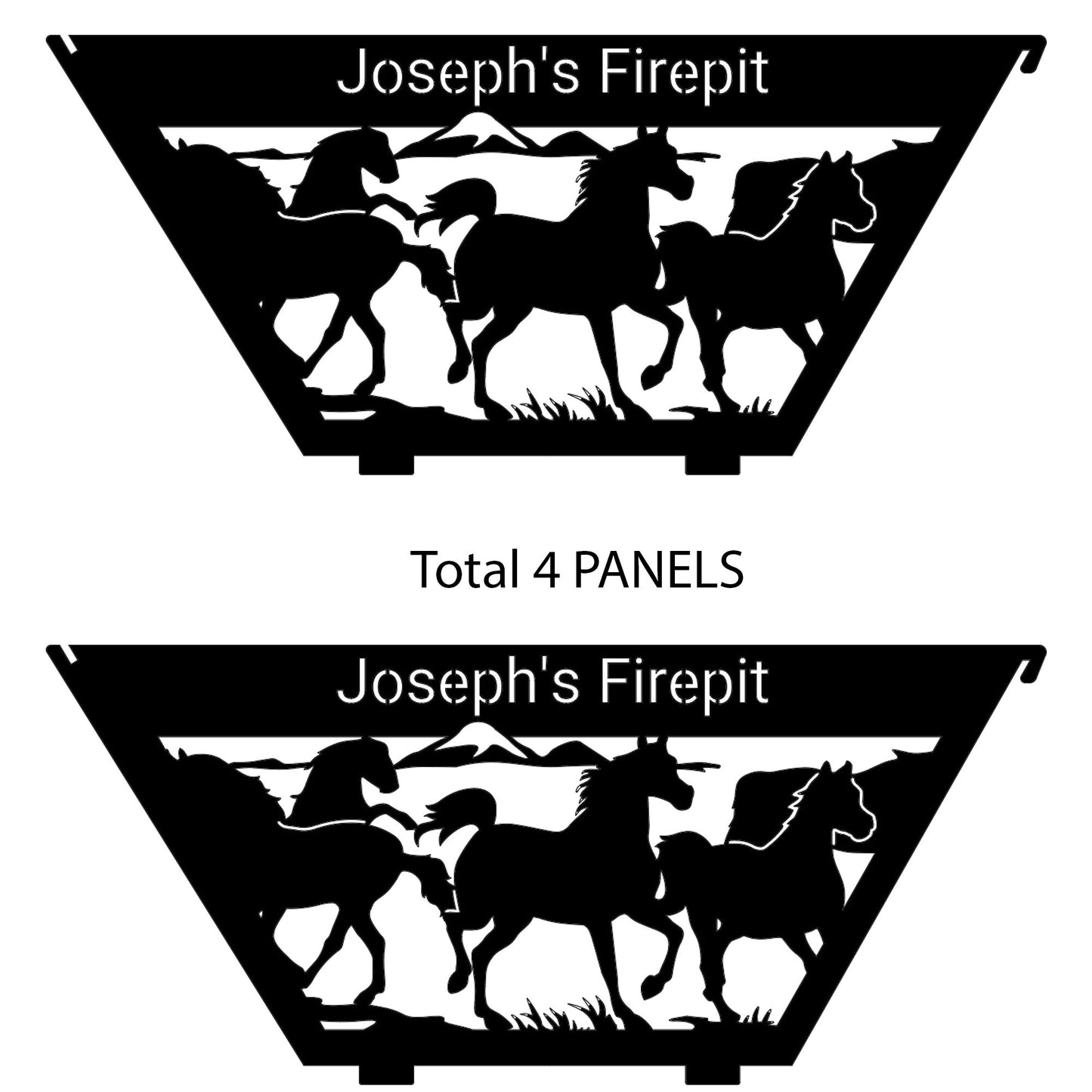 Custom Metal Collapsible Fire Pits, Square Wood Burning Fire Pits, Outdoor Portable Fire Pits, Heavy Duty Fire Pits, 4 Sided  Steel Fire Pit