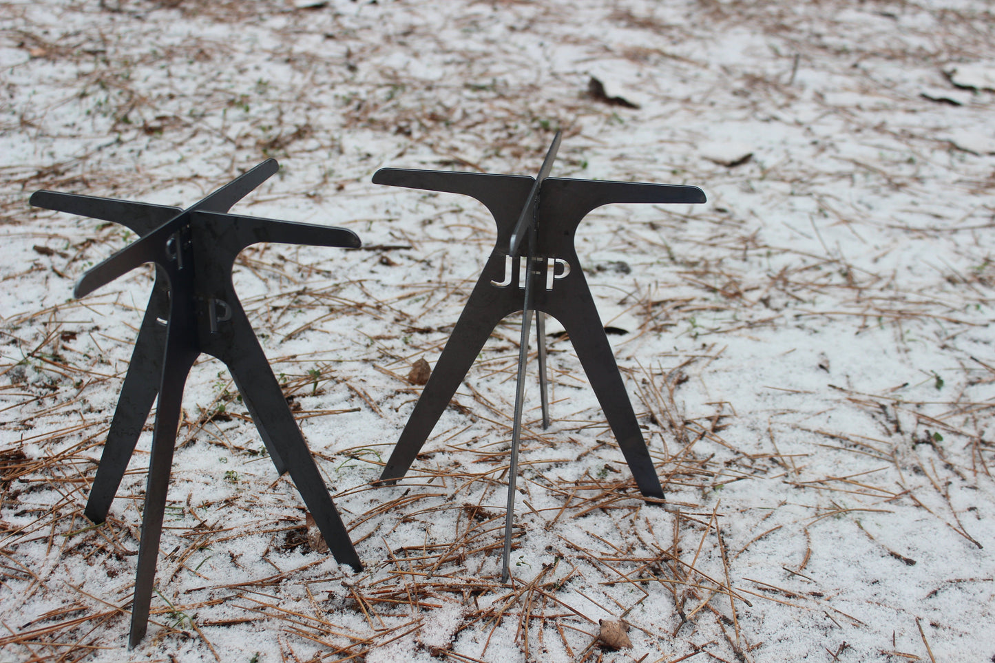 2 Pieces Custom Fire Pit Grate, 2 Pack Personalized Campfire Stand, Gift For Him, Gift for Grill Lover, BBQ Lover Gift, Unique Gift for Men