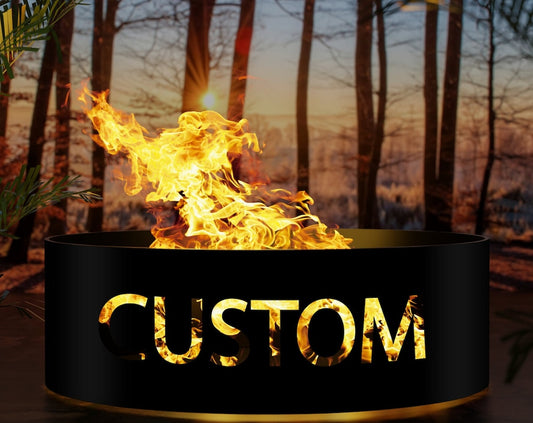 Custom Christmas Fire Pits, Metal Fire Ring Pit