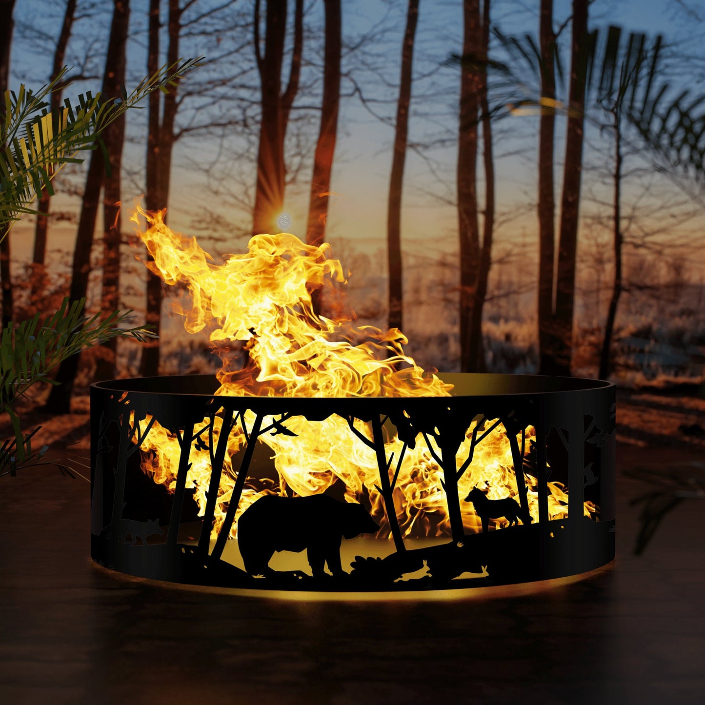 Valentine's Day Fire Pit - Fire Pit Ring - Personalized Gift - Heavy Duty Outdoor Fire Pit - Steel Pit - Wood Burning Pit - Josephs Fire Pit