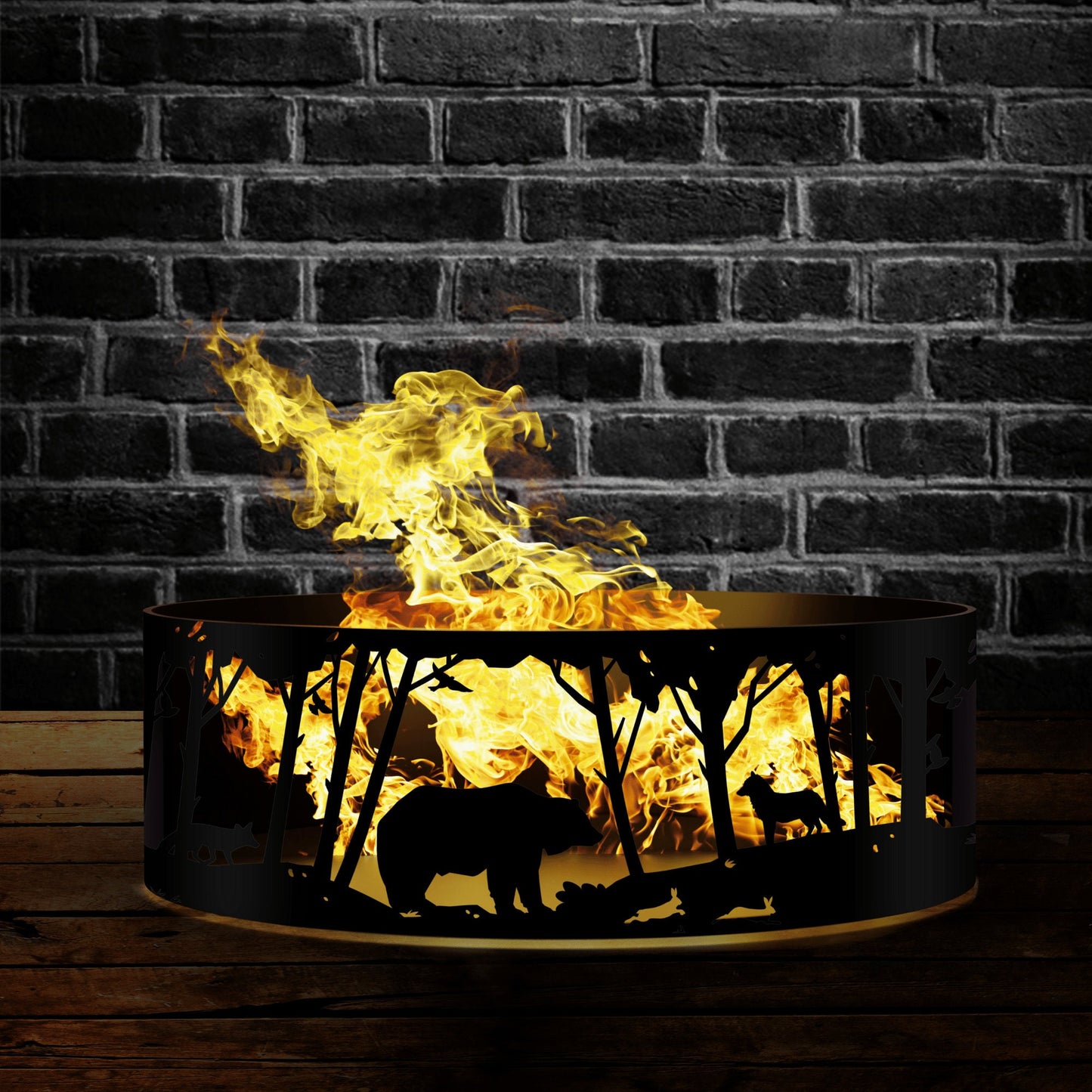 Valentine's Day Fire Pit - Fire Pit Ring - Personalized Gift - Heavy Duty Outdoor Fire Pit - Steel Pit - Wood Burning Pit - Josephs Fire Pit