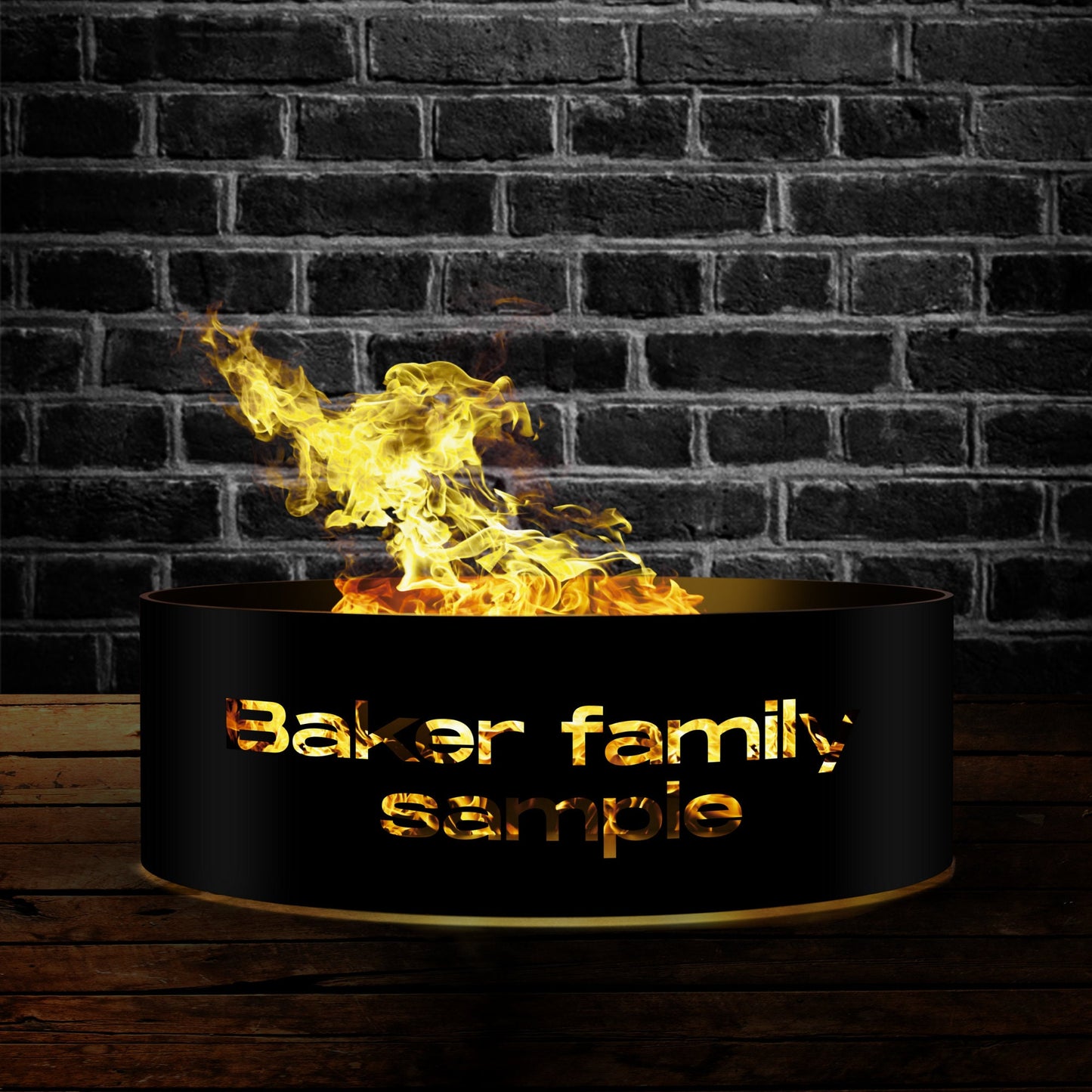 Custom Metal Campfire Ring