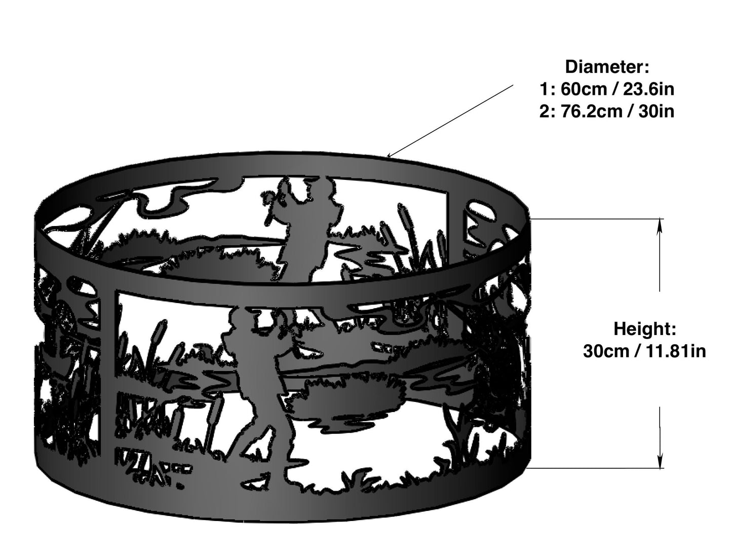 Fishing Fire Pits, Fishing Fire Ring Pits, Heavy Duty Outdoor Fire Pit, Steel Fire Pits, Outdoor Wood Burning Pits, Josephs Fire Pit