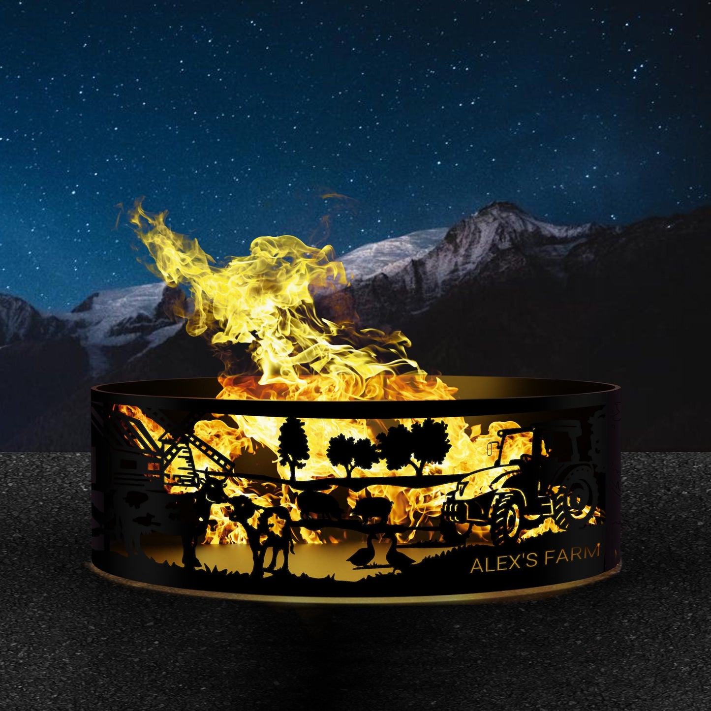 Custom Fire Pits Custom Fire Ring Pits Heavy Duty Outdoor Fire Pit Steel Fire Pits Outdoor Wood Burning Pits Josephs Fire Pit