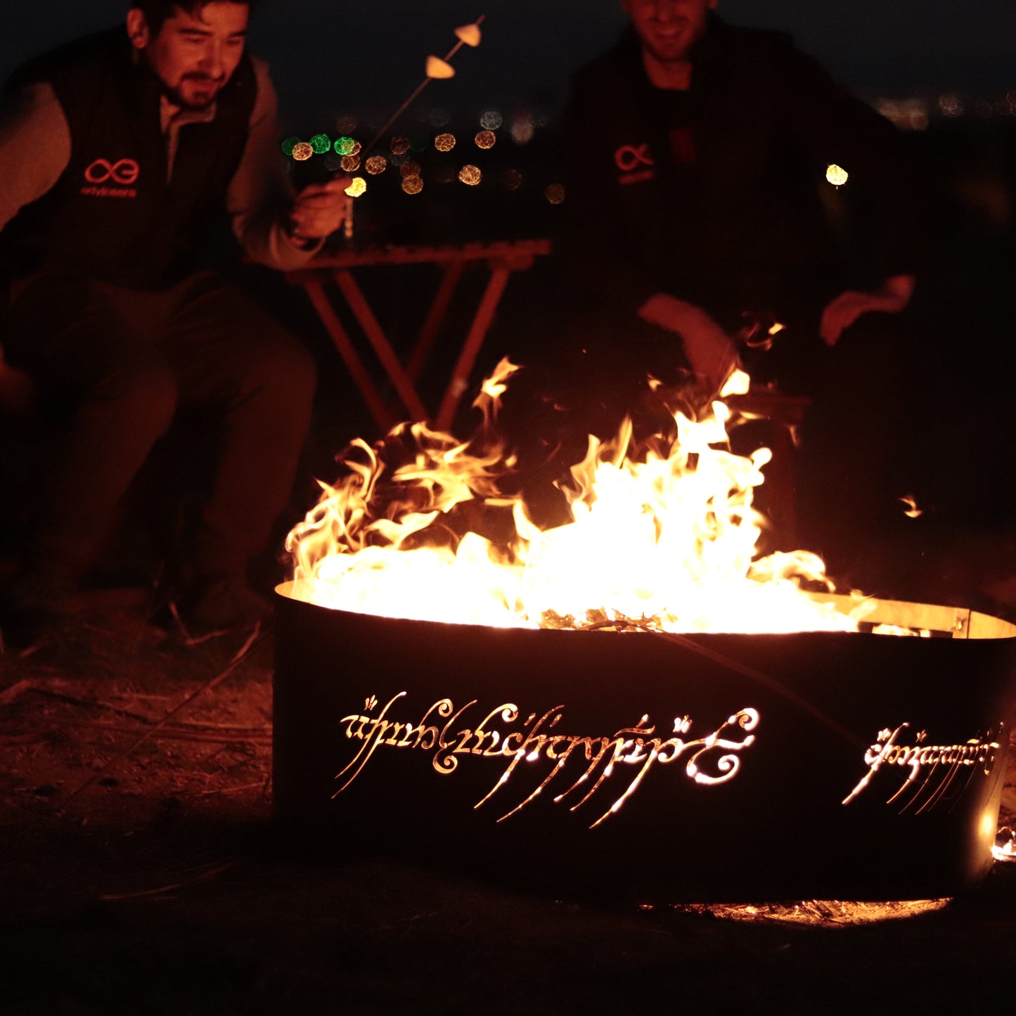 Custom Gift for Anniversary ,Personalized Gift Ideas, Unique Decor Fire Pit, Special Design Metal Art Work, Mystical Fire Pit Ring Gİft