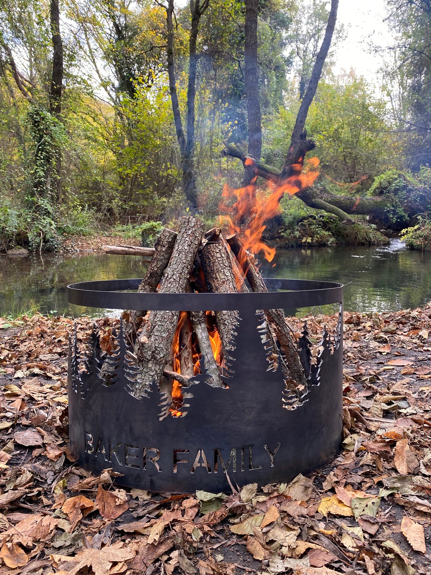 Extra Tall 16" inches Custom Fire Pits, Custom Fire Ring Pits, Heavy Duty Outdoor Fire Pit, Steel Fire Pits, Outdoor Wood Burning Pits