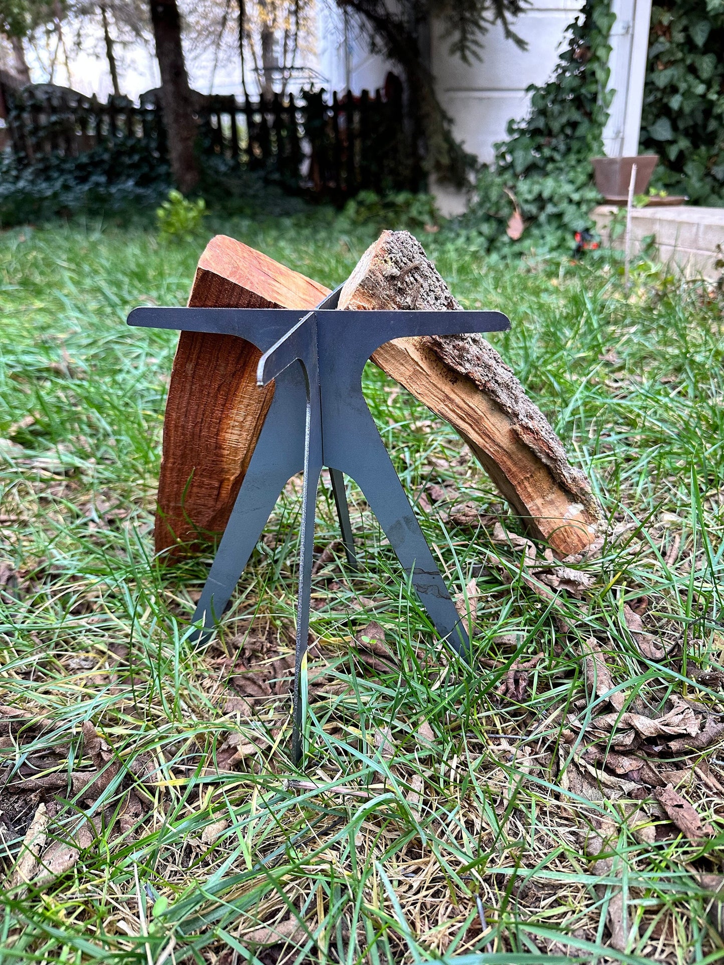 2 Pcs Fire Pit Grate, Set of 2 Campfire Stand, Gift For Him, Gift for Grill Lover, BBQ Lover Gift, Unique Gift for Men, Outdoor Gift