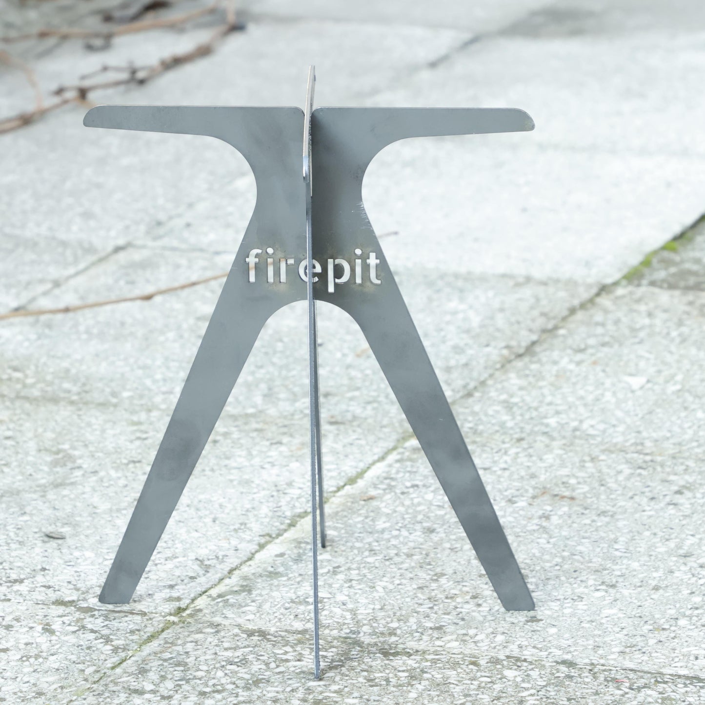 Vertical Fire Pit Grate, Heavy-Duty Campfire Stand, Log Holder for Bonfires, Fire Pit Stand for Camping, Wood Fire Starter Rack